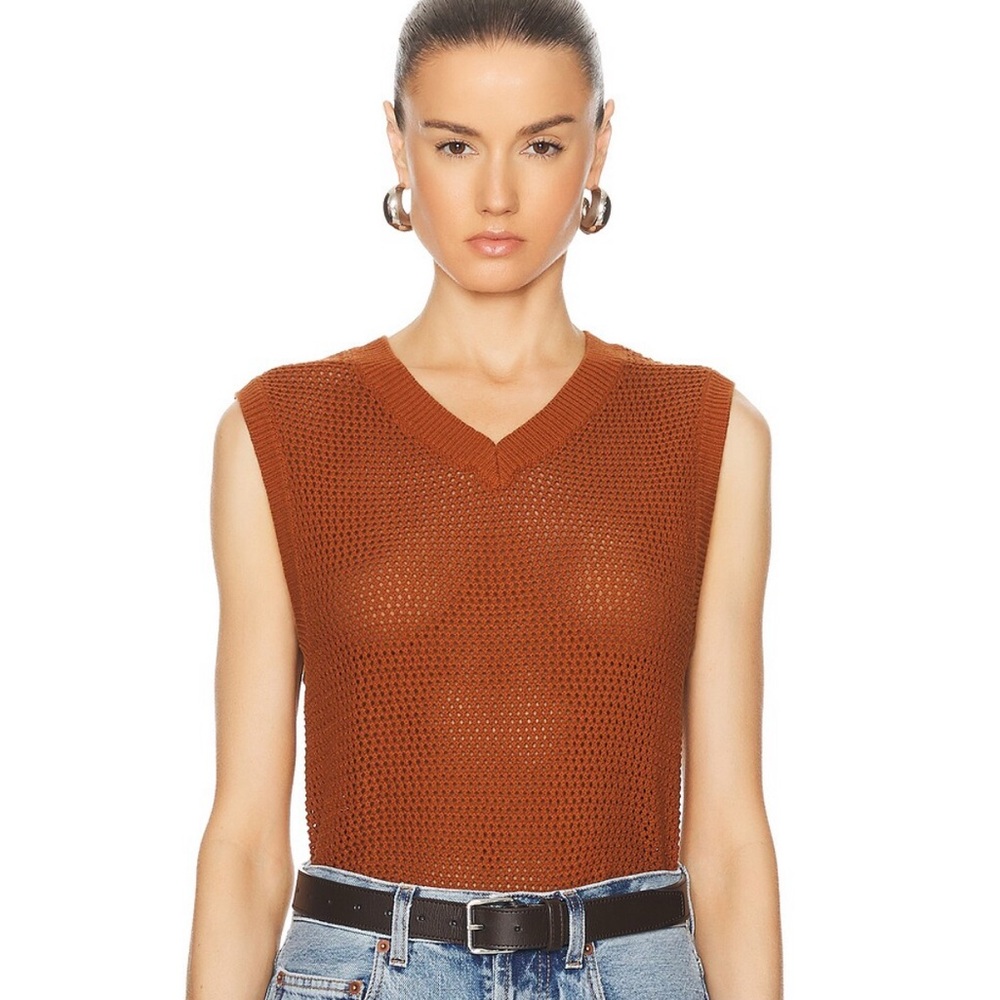 WAO Women’s Rust Sweater Tank Top
